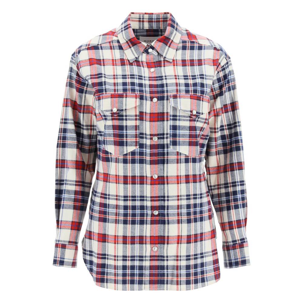 Isabel marant etoile mayola check flannel shirt
